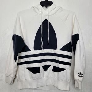 adidas White and Black Hoodie